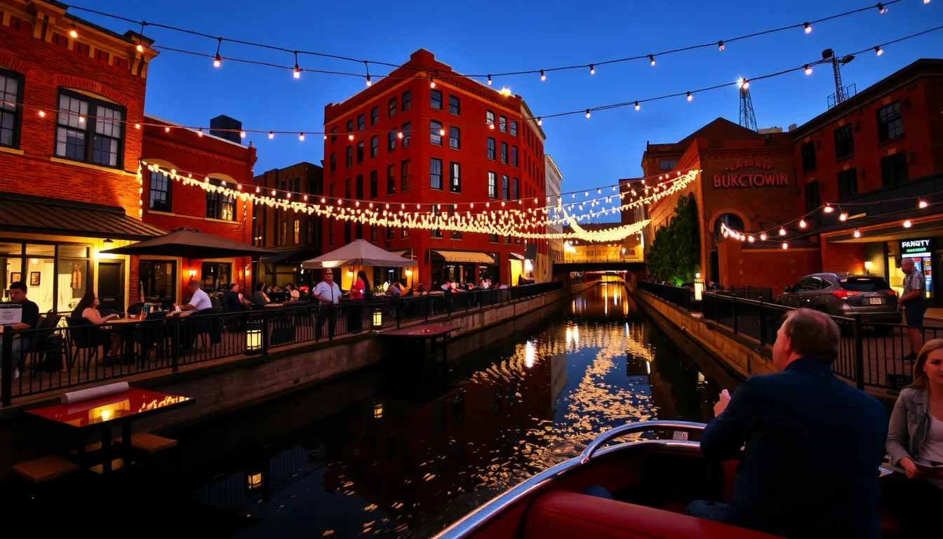 Bricktown Canal night