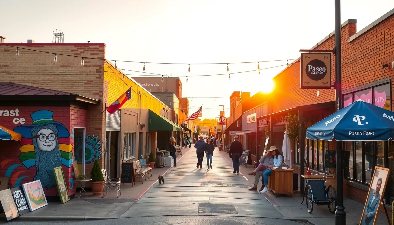 Paseo Arts golden hour