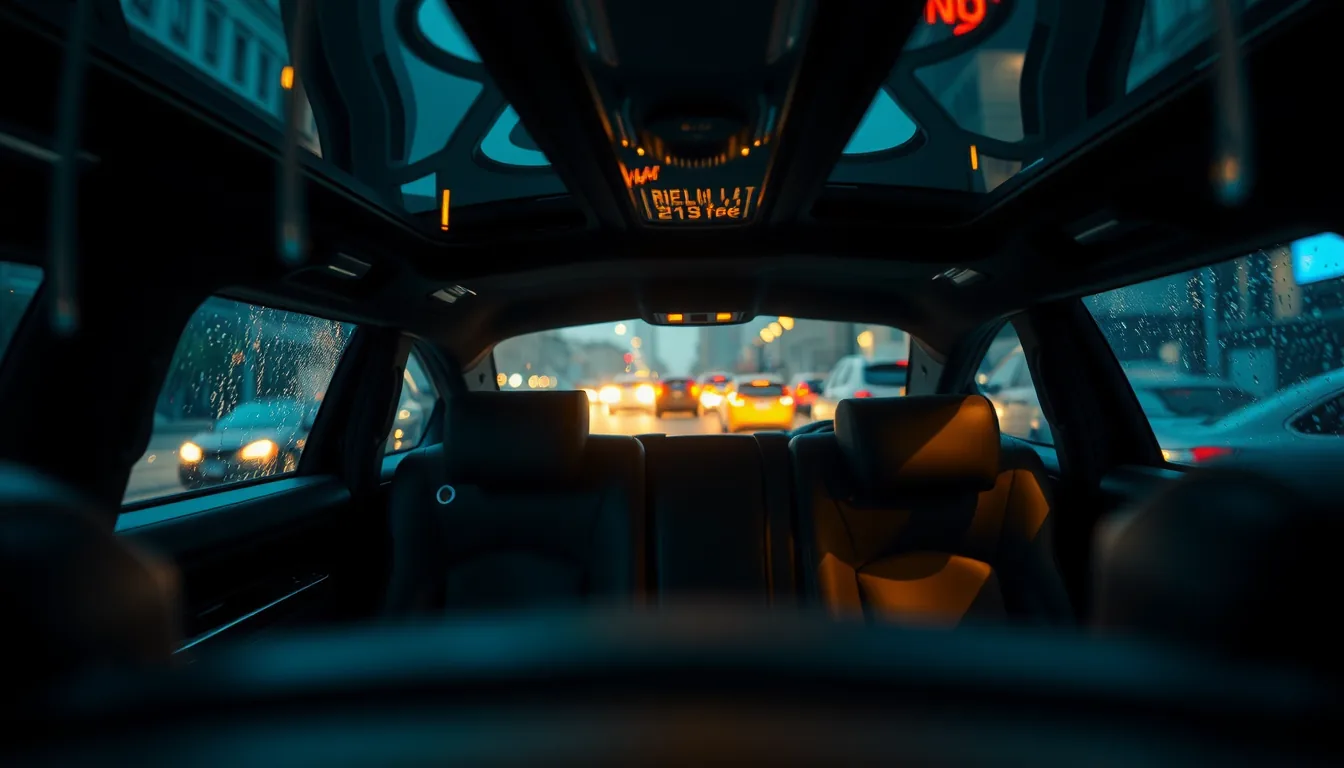 Limo interior POV