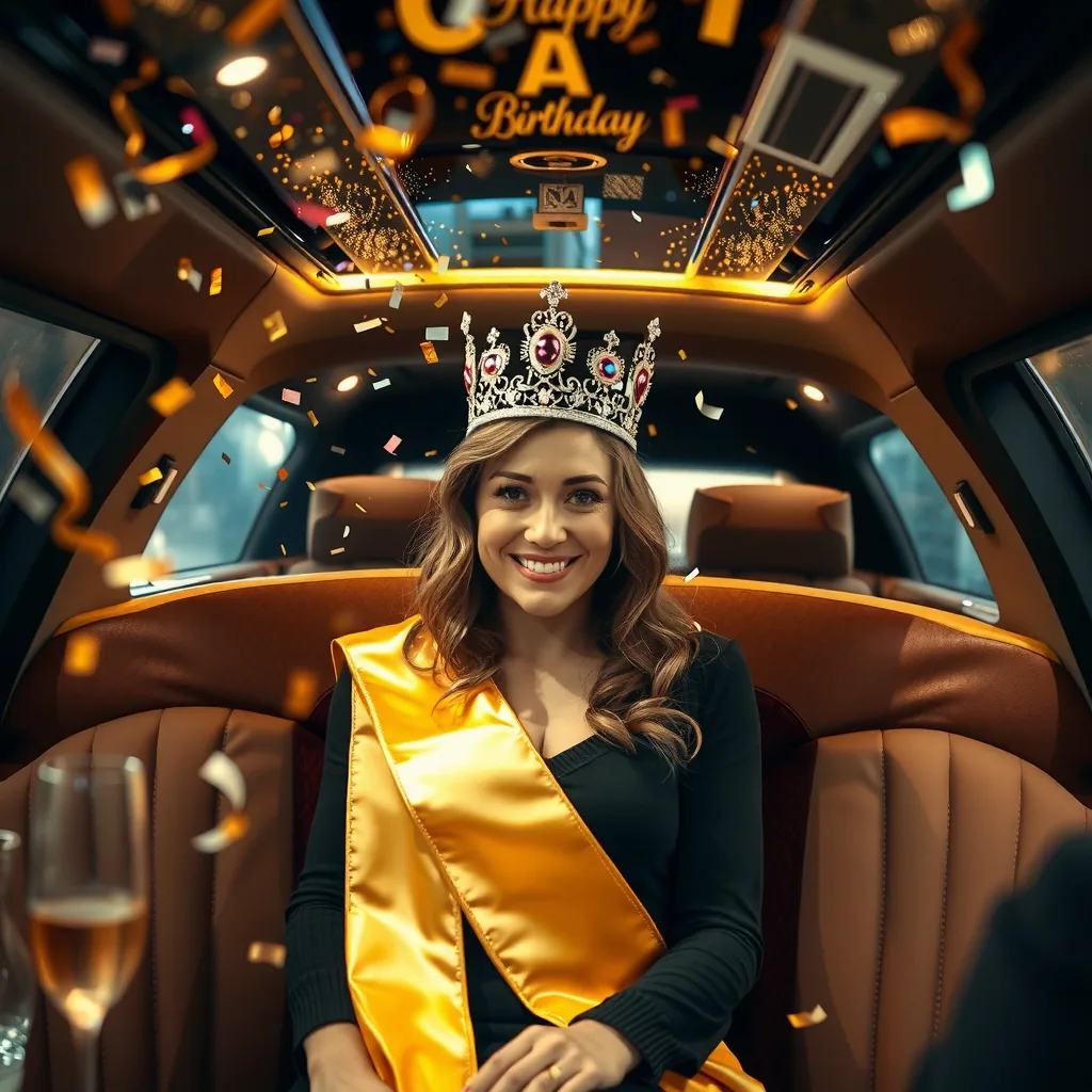 Birthday crown and sash