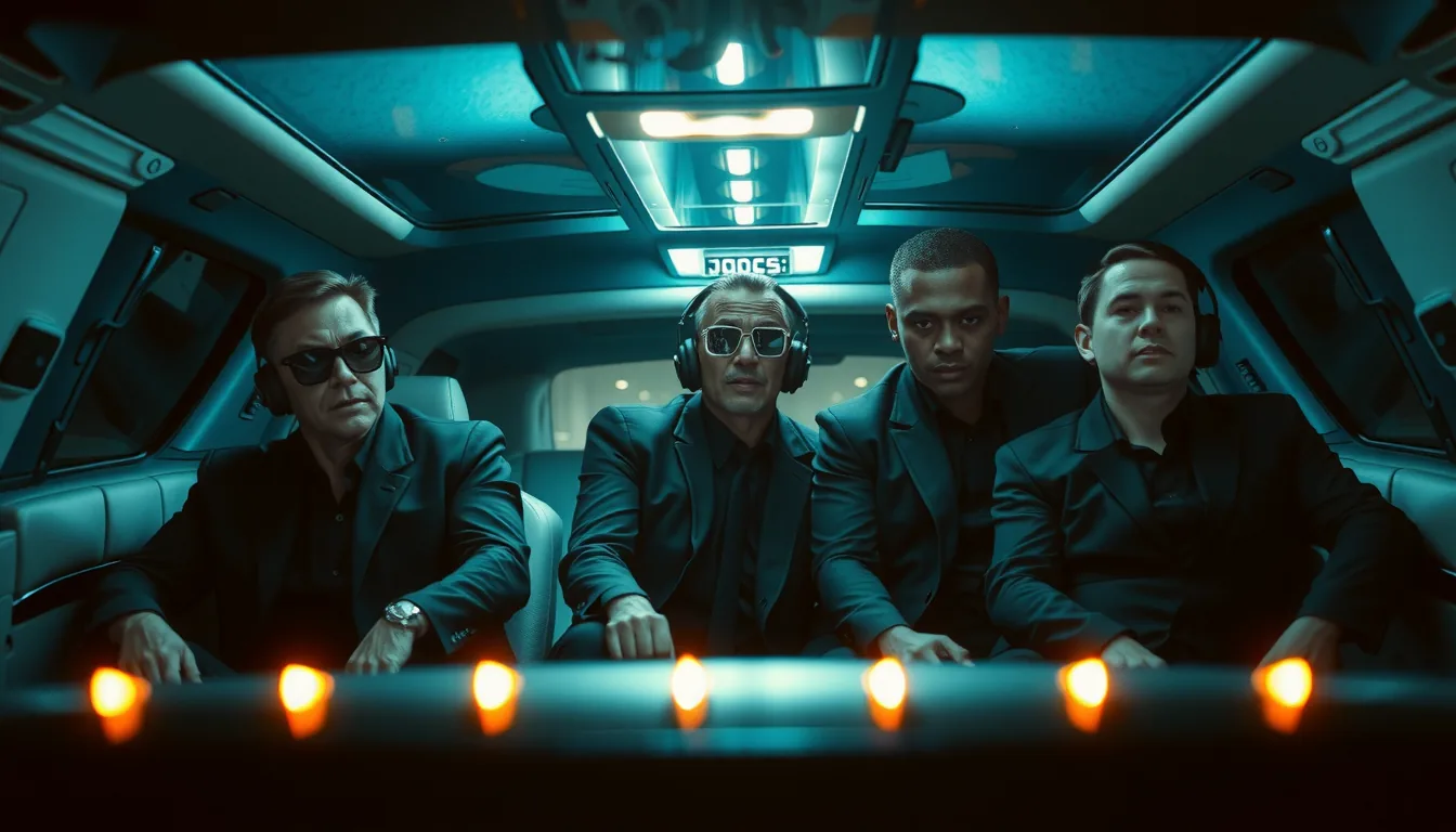 Heist crew boarding