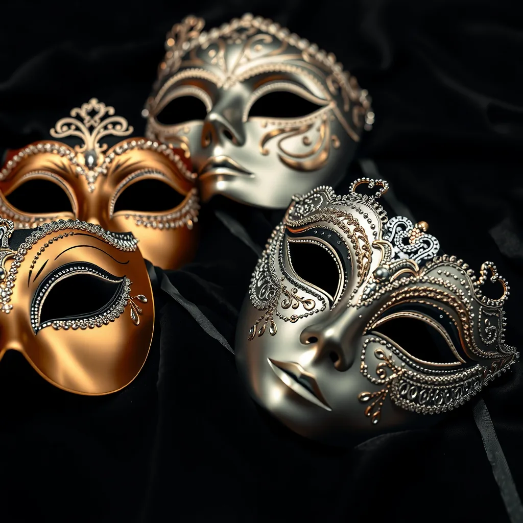 Heist velvet masks