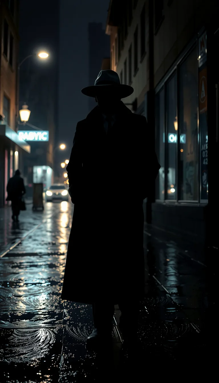Detective silhouette